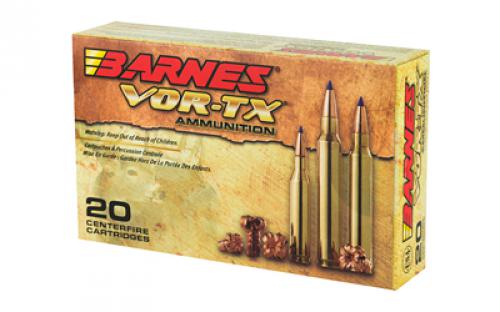 Barnes VOR-TX, 270WIN, 130 Grain, Tipped Triple Shock X, Boat Tail, Lead Free, 20 Round Box, California Certified Nonlead Ammunition 21524