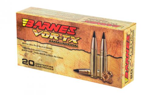 Barnes VOR-TX, 300AAC Blackout, 110 Grain, Tipped Triple Shock X, Flat Base, Lead Free, 20 Round Box, California Certified Nonlead Ammunition 21548