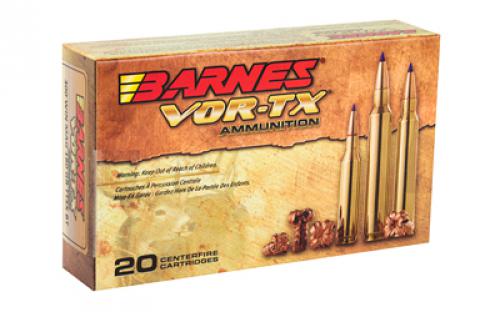 Barnes VOR-TX, 300WIN, 180 Grain, Tipped Triple Shock X, Boat Tail, Lead Free, 20 Round Box, California Certified Nonlead Ammunition 21538