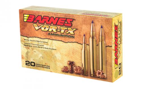 Barnes VOR-TX, 300WIN, 180 Grain, Tipped Triple Shock X, Boat Tail, Lead Free, 20 Round Box, California Certified Nonlead Ammunition 21538