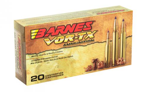 Barnes VOR-TX, 300WSM, 165 Grain, Tipped Triple Shock X, Boat Tail, Lead Free, 20 Round Box, California Certified Nonlead Ammunition 21536