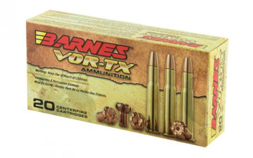 Barnes VOR-TX, 30-30, 150 Grain, Triple Shock X, Flat Nose, Lead Free, 20 Round Box, California Certified Nonlead Ammunition 21535