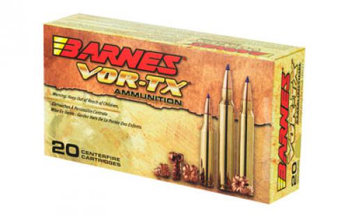 Barnes VOR-TX, 308 Win, 150Gr, Tipped Triple Shock X, Boat Tail, 20 Round Box, California Certified Nonlead Ammunition 21540