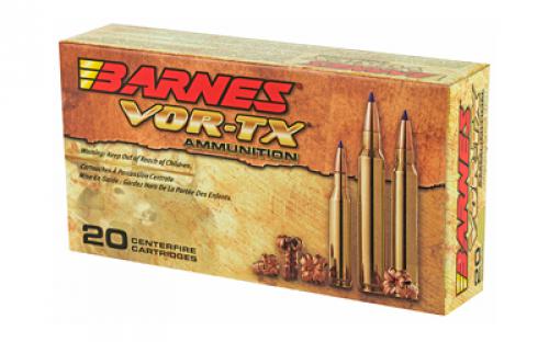 Barnes VOR-TX, 308WIN, 168 Grain, Tipped Triple Shock X, Boat Tail, Lead Free, 20 Round Box, California Certified Nonlead Ammunition 21541