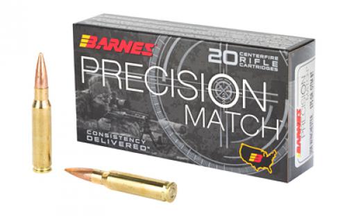 Barnes Precision Match, 308 Win, 175 Grain, Open Tip Match Boat Tail ...