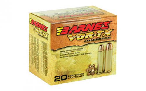 Barnes VOR-TX, 44 Mag, 225 Grain, XPB, Jacketed Hollow Point, Lead Free, 20 Round Box, California Certified Nonlead Ammunition 21545