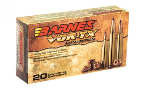 Barnes VOR-TX, 6.5 Creedmoor, 120 Grain, Tipped Triple Shock X BT, 20 Round Box, California Certified Nonlead Ammunition 30815