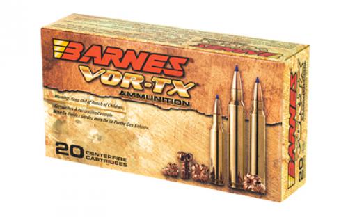 Barnes VOR-TX, 6.5 Creedmoor, 120 Grain, Tipped Triple Shock X BT, 20 Round Box, California Certified Nonlead Ammunition 30815