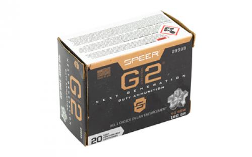 Speer Ammunition Gold Dot G2, 40S&W, 180 Grain, Gold Dot Hollow Point, 20 Round Box 23999