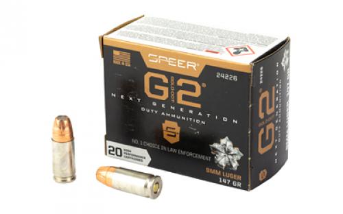 Speer Ammunition Gold Dot G2, 9MM, 147 Grain, Gold Dot Hollow Point, 20 Round Box 24226