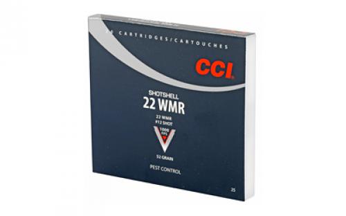 CCI Shotshell 22WMR, 52 Grain, Shotshell #12, 20 Round Box 25