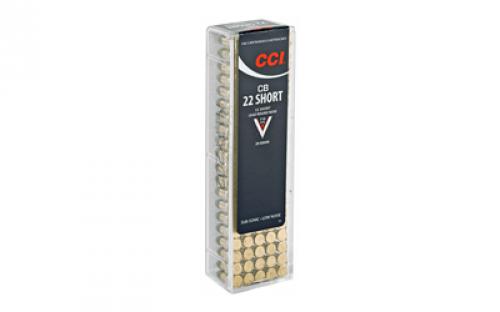 CCI CB 22S, 29 Grain, Lead Round Nose, 100 Round Box 26