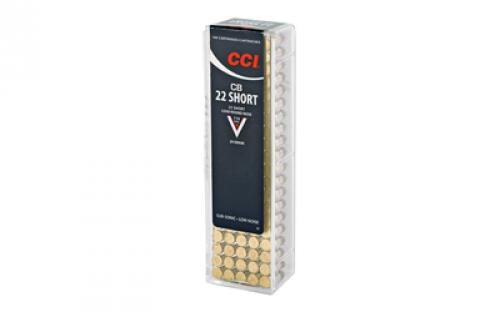 CCI CB 22S, 29 Grain, Lead Round Nose, 100 Round Box 26