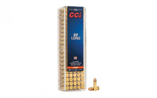 CCI High Velocity, 22 Long, 29 Grain, Copper Round Nose, 100 Round Box 29