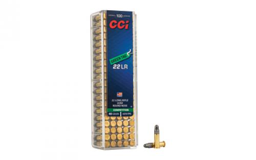 CCI Competition, 22LR, 40 Grain, Lead Round Nose, 100 Round Box 33