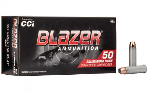 Blazer Ammunition Blazer, 357MAG, 158 Grain, Jacketed Hollow Point, 50 Round Box 3542