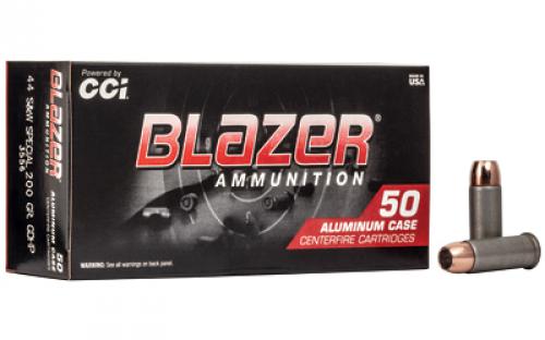 Blazer Ammunition Blazer, 44 Special, 200 Grain, Jacketed Hollow Point, 50 Round Box 3556