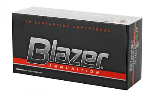 Blazer Ammunition Blazer, 45LC, 200 Grain, Jacketed Hollow Point, 50 Round Box 3584