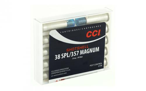 CCI Shotshell, 357MAG, 100 Grain, Shotshell, #9 Shot Size, 10 Round Box 3738