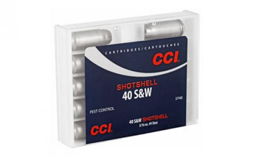 CCI Shotshell, 40S&W, 88 Grain, Shotshell, #9 Shot Size, 10 Round Box 3740