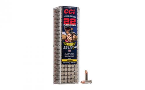 CCI CCI Stangers, 22 LR, 32Gr, Copper Plated Hollow Point, 100 Round Box 50100CC