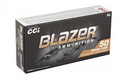 Blazer Ammunition Blazer Brass, 380ACP, 95 Grain, Full Metal Jacket, 50 Round Box 5202