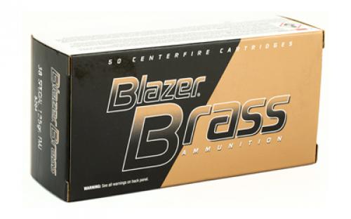 Blazer Ammunition Blazer Brass, 38 Special, 125 Grain, Full Metal Jacket, 50 Round Box 5204