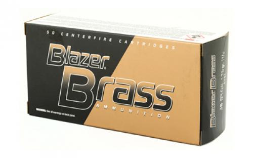 Blazer Ammunition Blazer Brass, 38 Special, 125 Grain, Full Metal Jacket, 50 Round Box 5204