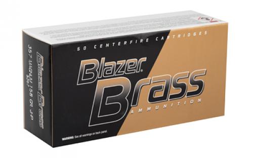 Blazer Ammunition Blazer Brass, 357MAG, 158 Grain, Jacketed Hollow Point, 50 Round Box 5207