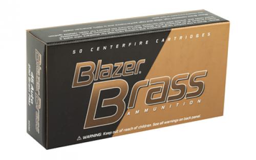 Blazer Ammunition Blazer Brass, 45 ACP, 230 Grain, Full Metal Jacket, 50 Round Box 5230