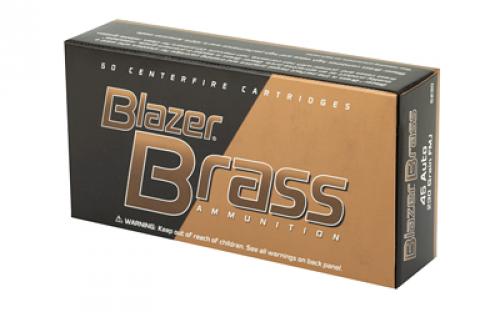 Blazer Ammunition Blazer Brass, 45 ACP, 230 Grain, Full Metal Jacket, 50 Round Box 5230