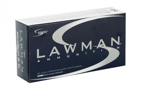 Speer Ammunition Speer Lawman, Training, 9mm, 124 Grain, Total Metal Jacket, 50 Round Box 53651