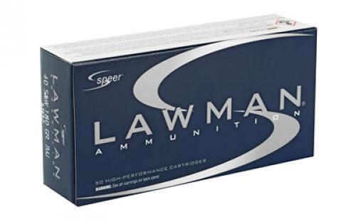 Speer Ammunition Speer Lawman, Training, 40 S&W, 180 Grain, Total Metal Jacket, 50 Round Box 53652