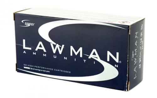 Speer Ammunition Speer Lawman, Training, 38 Special, 158 Grain, Total Metal Jacket, +P, 50 Round Box 53750