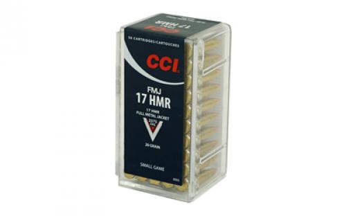 CCI Hunting, 17HMR, 20 Grain, Full Metal Jacket, 50 Round Box 55