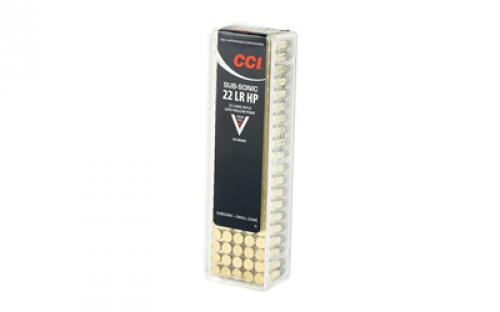 CCI Subsonic, 22LR, 40 Grain, Lead Hollow Point, 100 Round Box 56