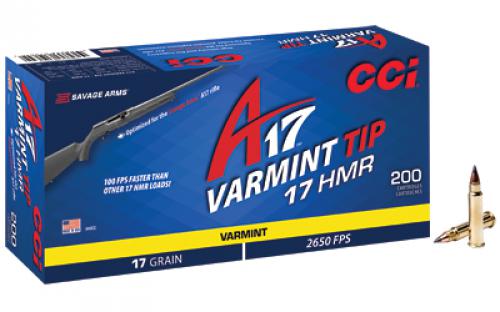 CCI A17, 17HMR, 17 Grain, V-Max, 200 Round Box 949CC