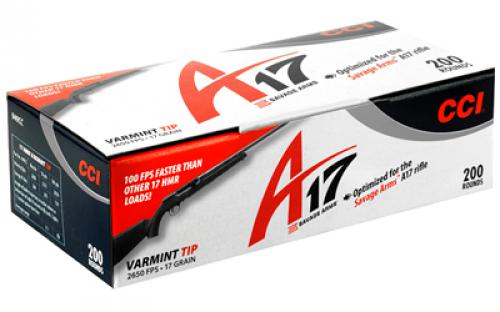 CCI A17, 17HMR, 17 Grain, V-Max, 200 Round Box 949CC