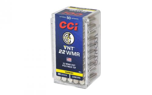 CCI CCI, 22 WMR, 30 Grain, Varmint Tip, 50 Round Box 969CC