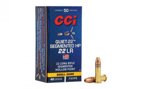 CCI Hunting, 22LR, 40 Grain, Segmented Hollow Point, 50 Round Box 970