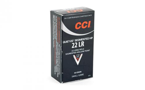 CCI Hunting, 22LR, 40 Grain, Segmented Hollow Point, 50 Round Box 970