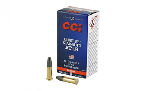 CCI CCI, 22 LR, 45 Grain, Lead Round Nose, 50 Round Box 975CC