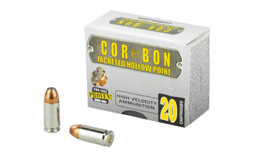 CorBon Self Defense, 9MM, 115 Grain, Jacketed Hollow Point, +P, 20 Round Box 9115