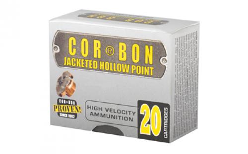 CorBon Self Defense, 9MM, 125 Grain, Jacketed Hollow Point, +P, 20 Round Box 9125