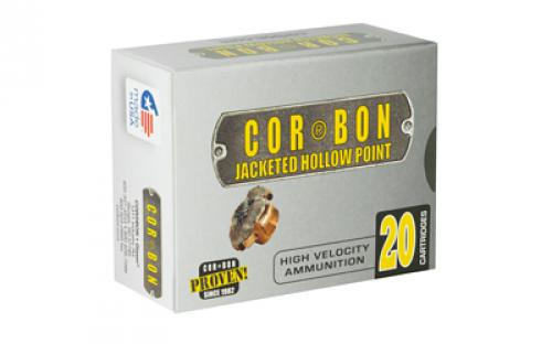 CorBon Self Defense, 10MM, 165 Grain, Jacketed Hollow Point, 20 Round Box 10165