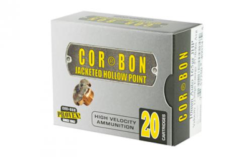 CorBon Self Defense, 10MM, 165 Grain, Jacketed Hollow Point, 20 Round Box 10165