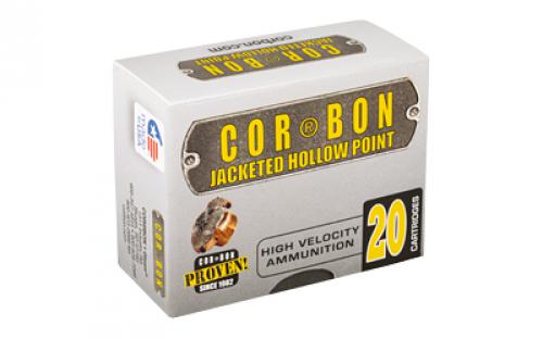 CorBon Self Defense, 32ACP, 60 Grain, Jacketed Hollow Point, 20 Round Box 3260