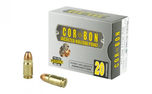 CorBon Self Defense, 357SIG, 115 Grain, Jacketed Hollow Point, 20 Round Box 357SIG115