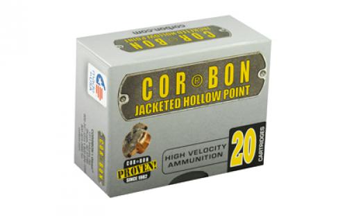 CorBon Self Defense, 380ACP, 90 Grain, Jacketed Hollow Point, 20 Round Box 38090