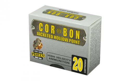 CorBon Self Defense, 380ACP, 90 Grain, Jacketed Hollow Point, 20 Round Box 38090